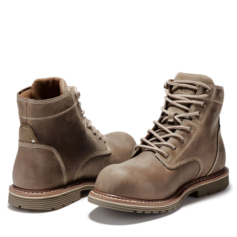 Bocanci Pro Timberland Barbati Maro - Millworks 6\" Comp Toe - Romania - HKMNGP215